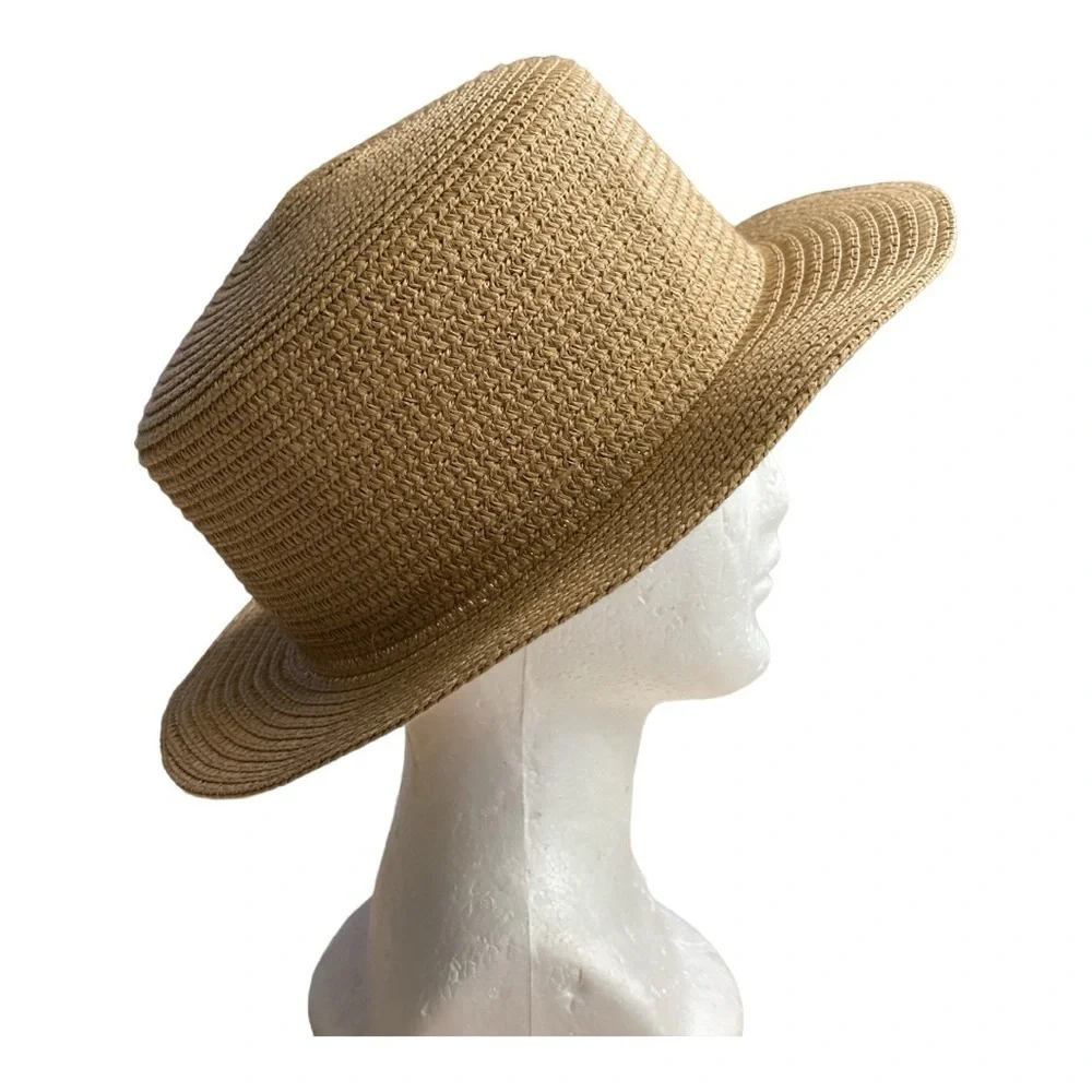100% Paper straw hat. Timeless style soft durable. Lightweight and comfortable